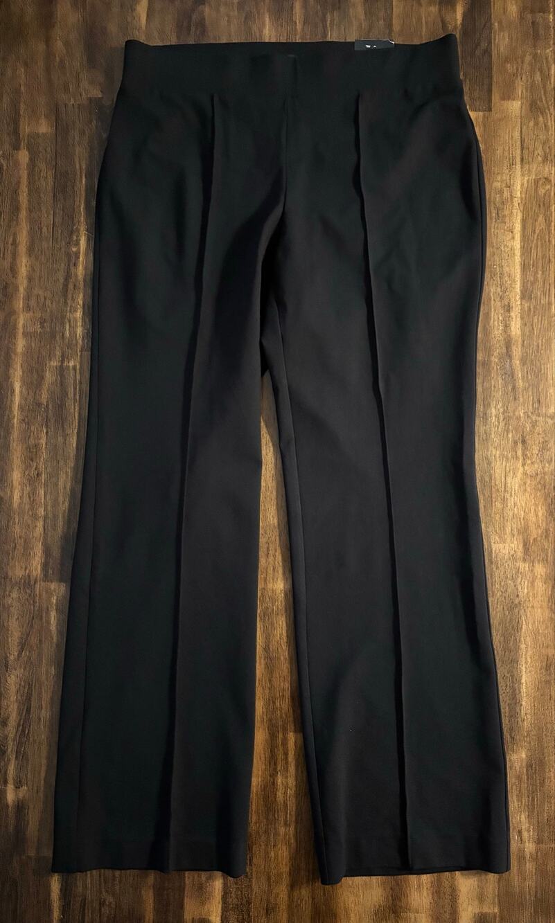 The Limited Women’s 1X Pants Bootcut Pull On Mid Rise Ponte Stretch Trouser